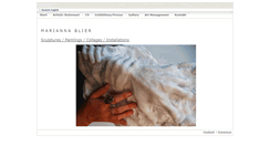 Desktop Screenshot of mariannablier.com
